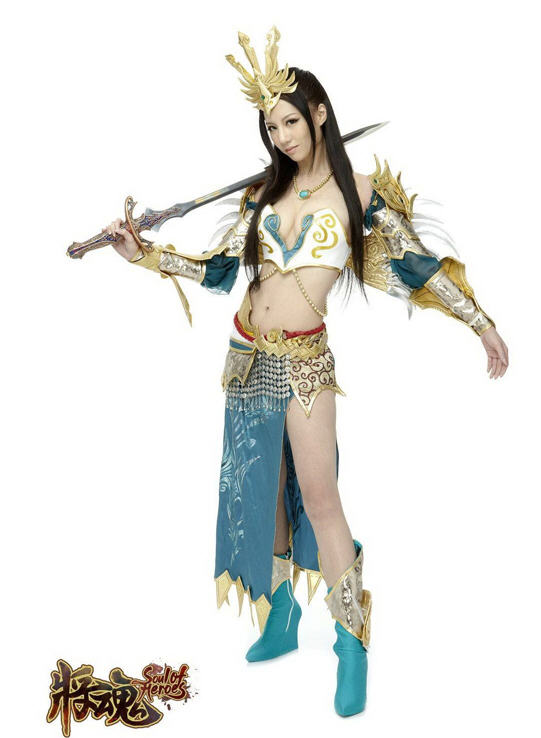 美女林采缇为<em>游戏</em>代言 扮演<em>三国女版</em>甘宁_飞翔