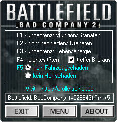 战地:叛逆连队2五项修改器 下载_游戏修改器