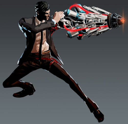 18禁暴力游戏《杀手已死》主角机械义肢武器