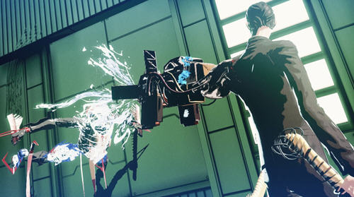 18禁暴力游戏《杀手已死》主角机械义肢武器