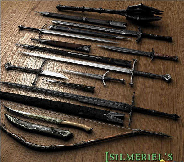 上古卷轴5指环王武器合集 v4.0汉化版下载_存