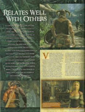 奇幻史詩RPG《上古卷軸5》最新雜誌圖放出
