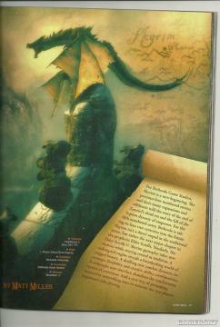 奇幻史詩RPG《上古卷軸5》最新雜誌圖放出