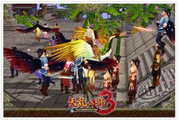 天龙八部3台妹助阵76.8倍经验全服逆袭 - 攻略 -游久天龙八部3专区Tl.uuu9.com