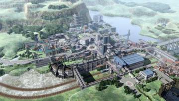 《英雄传说:零之轨迹》的世界舞台克洛斯贝尔全图鸟瞰 《英雄传说:零之轨迹》的世界舞台克洛斯贝尔全图鸟瞰