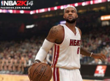 Nba 2k14 詹姆斯bug太逗了 飞翔下载