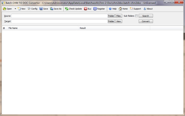 CHMĵת(Batch CHM to Word Converter)ͼ0