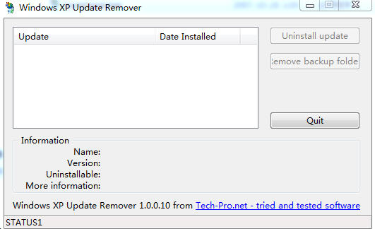 ah(Windows Xp Update Remover)؈D0