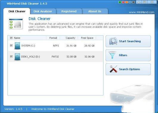 ǿĴ(WinMend Disk Cleaner)ͼ0