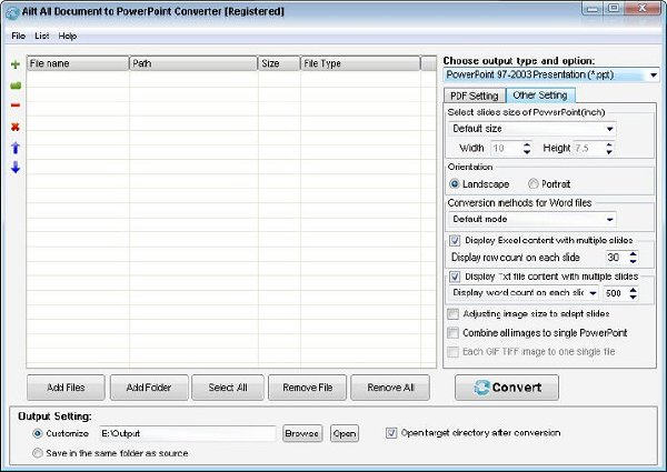 PowerPointת(Ailt All Document to PowerPoint Converter)ͼ0