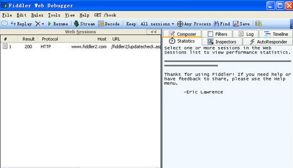 Fiddler Web Debugger؈D0