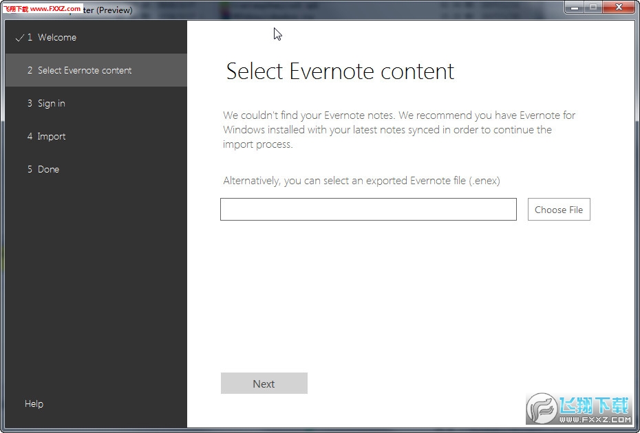 ݴEvernoteƵOneNote(StartOneNoteImporter)ͼ0