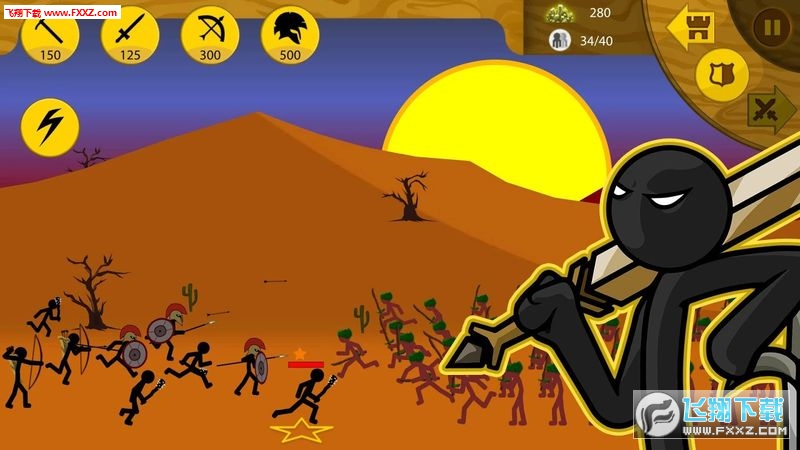 火柴人战争遗产无限金币钻石版