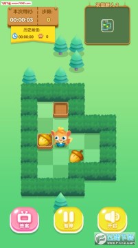 饥饿松鼠搜集松果游戏 饥饿松鼠搜集松果游戏