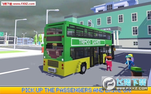 Blocky City Bus Driver SIM(״пͳ˾SIM׿)ͼ0