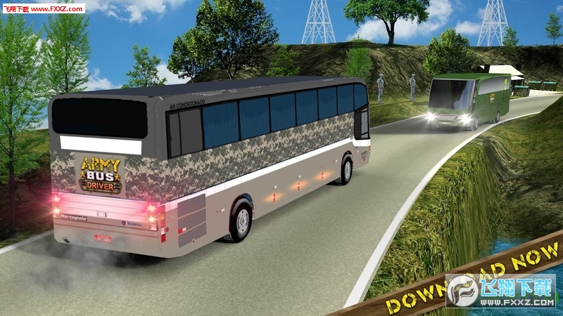 Real Army Bus Simulator 2018 C Transporter GamesӰʿģ2018׿ͼ3