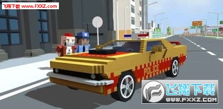 Blocky Police Dad Family Criminals Chase Game(״ٷ)ͼ1