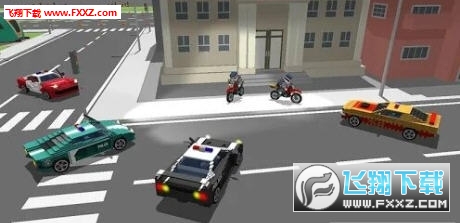 Blocky Police Dad Family Criminals Chase Game(״ٷ)ͼ2