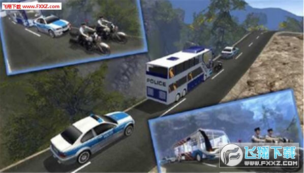 Police Bus Hill Climb Driver(܇ģM{񂰲׿)؈D2