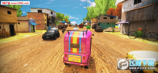 Rickshaw Racing Traffic Simulator 3D(ֳģ3D)ͼ2
