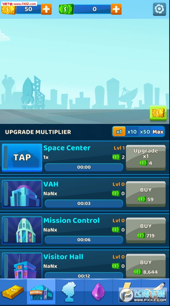 Idle Space Race(̫վ׿)1.2.34ͼ0