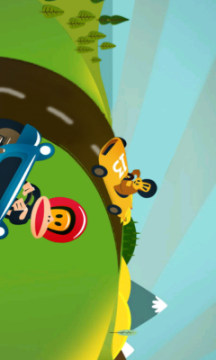 Crazy monkeys in karts����