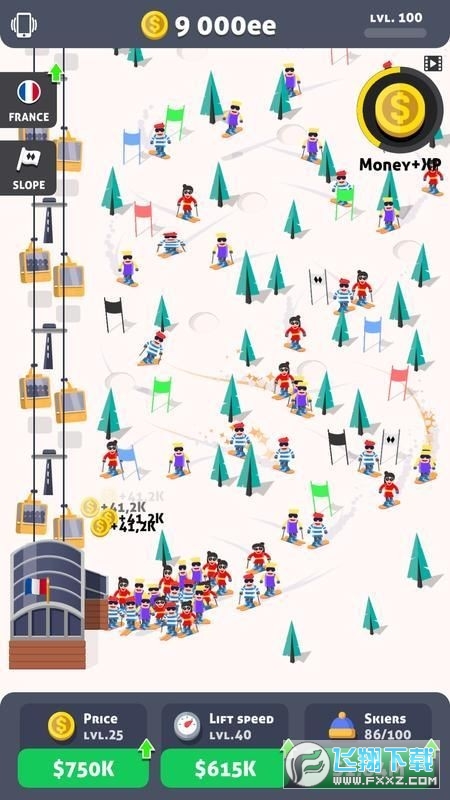 Idle Ski Resort(˷˵ĽϷ°)1.0׿ͼ3