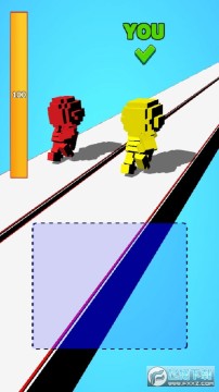 像素人画线快跑小游戏 像素人画线快跑小游戏