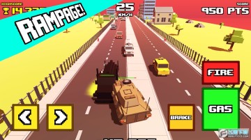 疯狂的道路坦克横撞全解锁版 疯狂的道路坦克横撞全解锁版