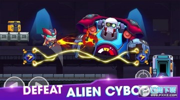 ������������Cyber Hero: Robot Invaders����