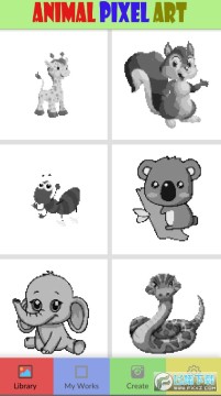 ������ɫ��������Ϸ(Animal Color By Number)