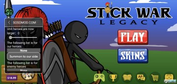 火柴人战争遗产内置功能菜单召唤版 火柴人战争遗产内置功能菜单召唤版