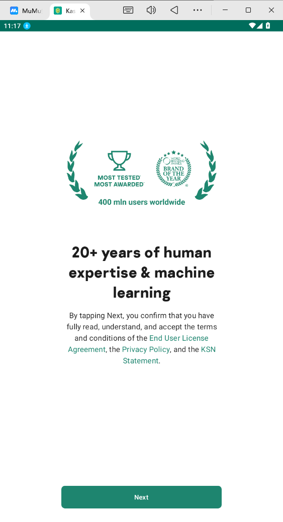 卡巴斯基杀毒软件安卓版11.91.60.498截图1