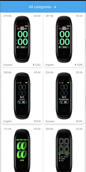 MiBand5手表faces下载最新版本3.2.1截图3