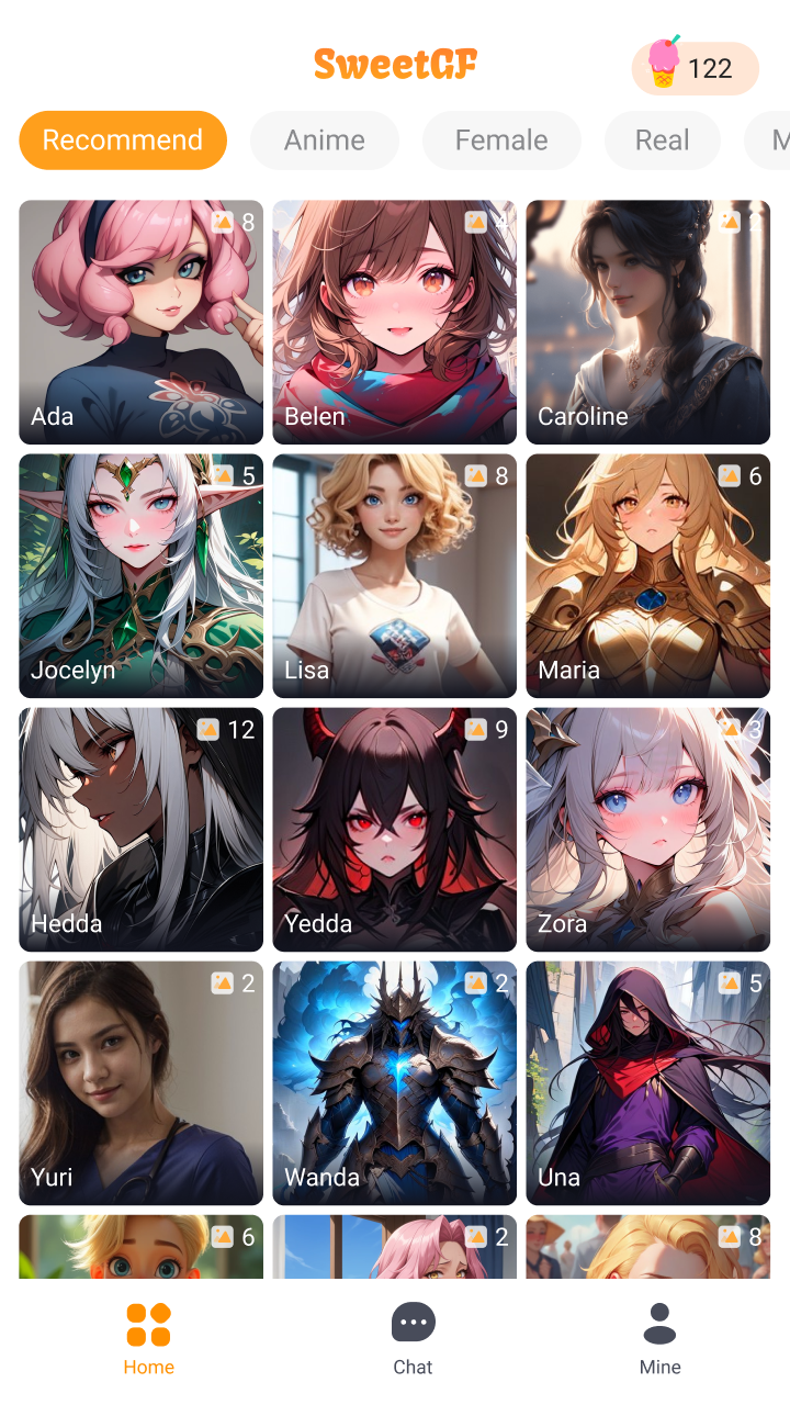 Sweet GF聊天软件最新版v2.0.6安卓版截图3