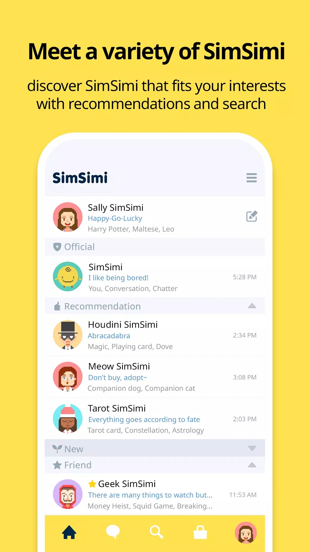 SimSimi AIappٷ°v8.9.3׿ͼ2