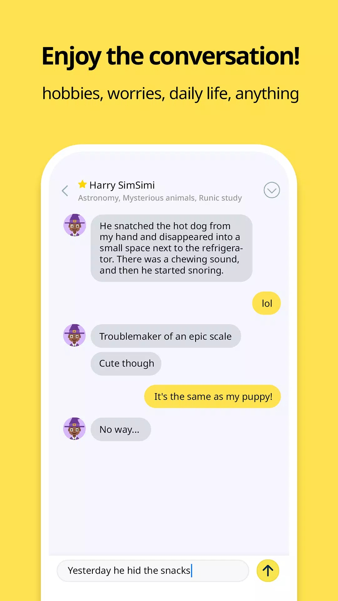 SimSimi AIappٷ°v8.9.3׿ͼ4