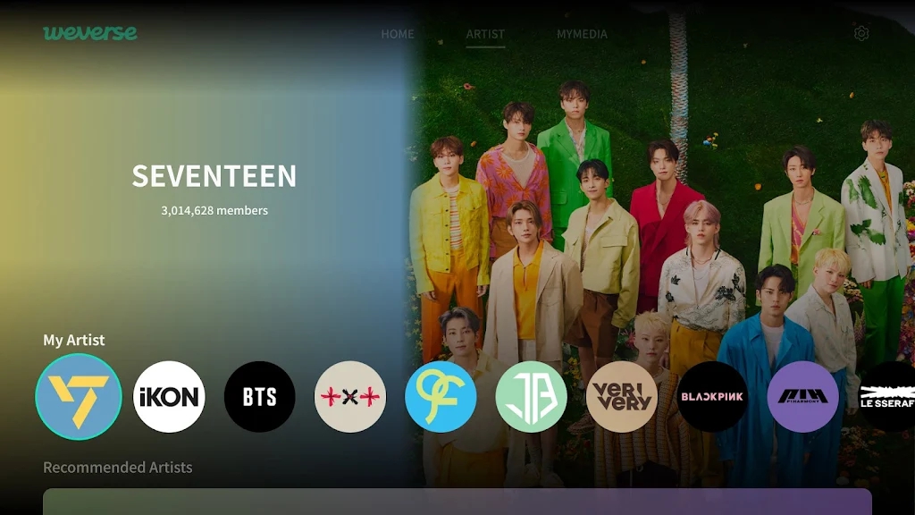 Weverse TV app°2.12.0.tvͼ1
