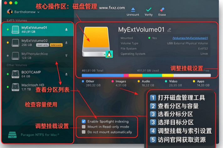 Paragon extFS Mac下载 Linux磁盘读写驱动 Paragon extFS Mac下载 Linux磁盘读写驱动