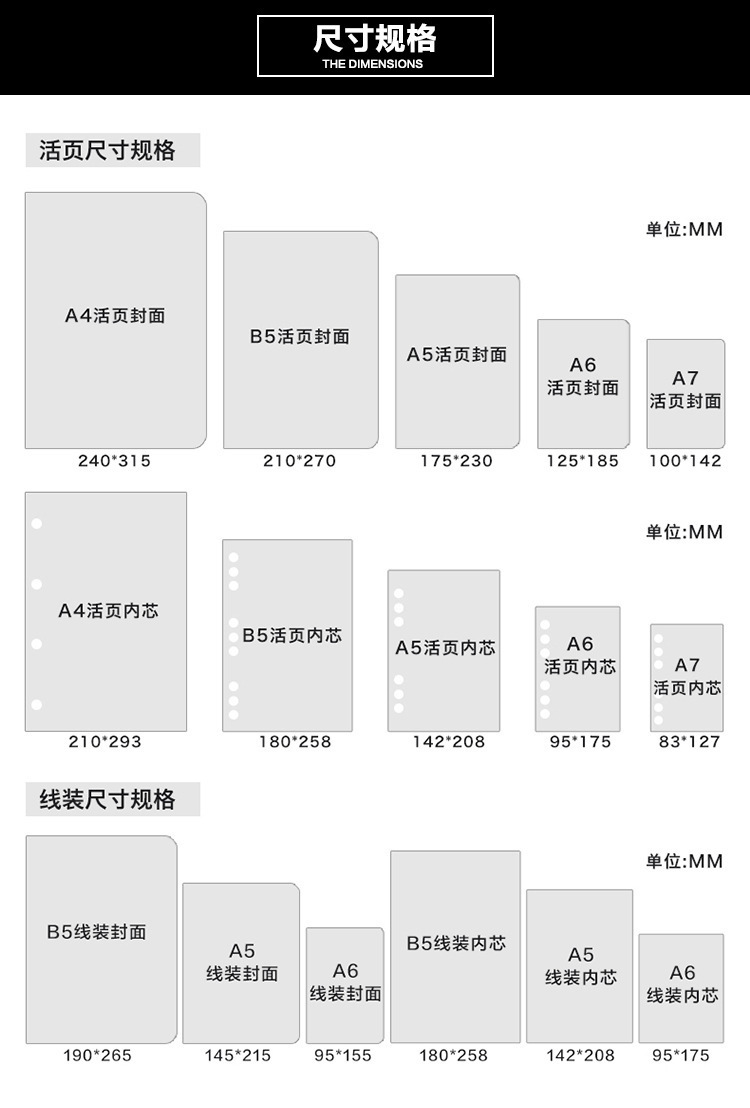记账本 实用便携挑选经验分享 不同尺寸内页对比