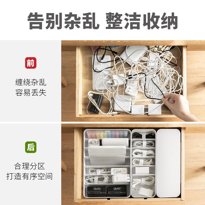 Recharge Hub充电中心桌面摆放与线缆整理图