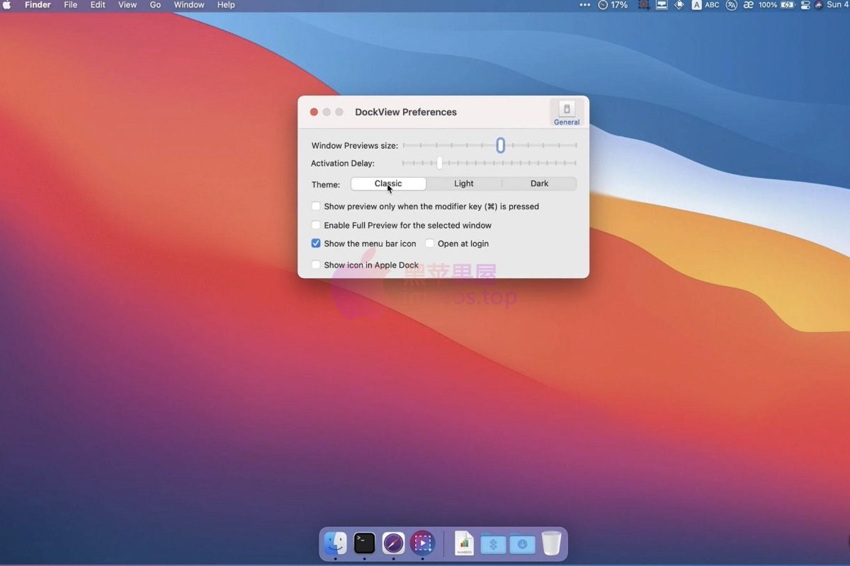 DockView for Mac 多窗口预览切换 实际使用截图