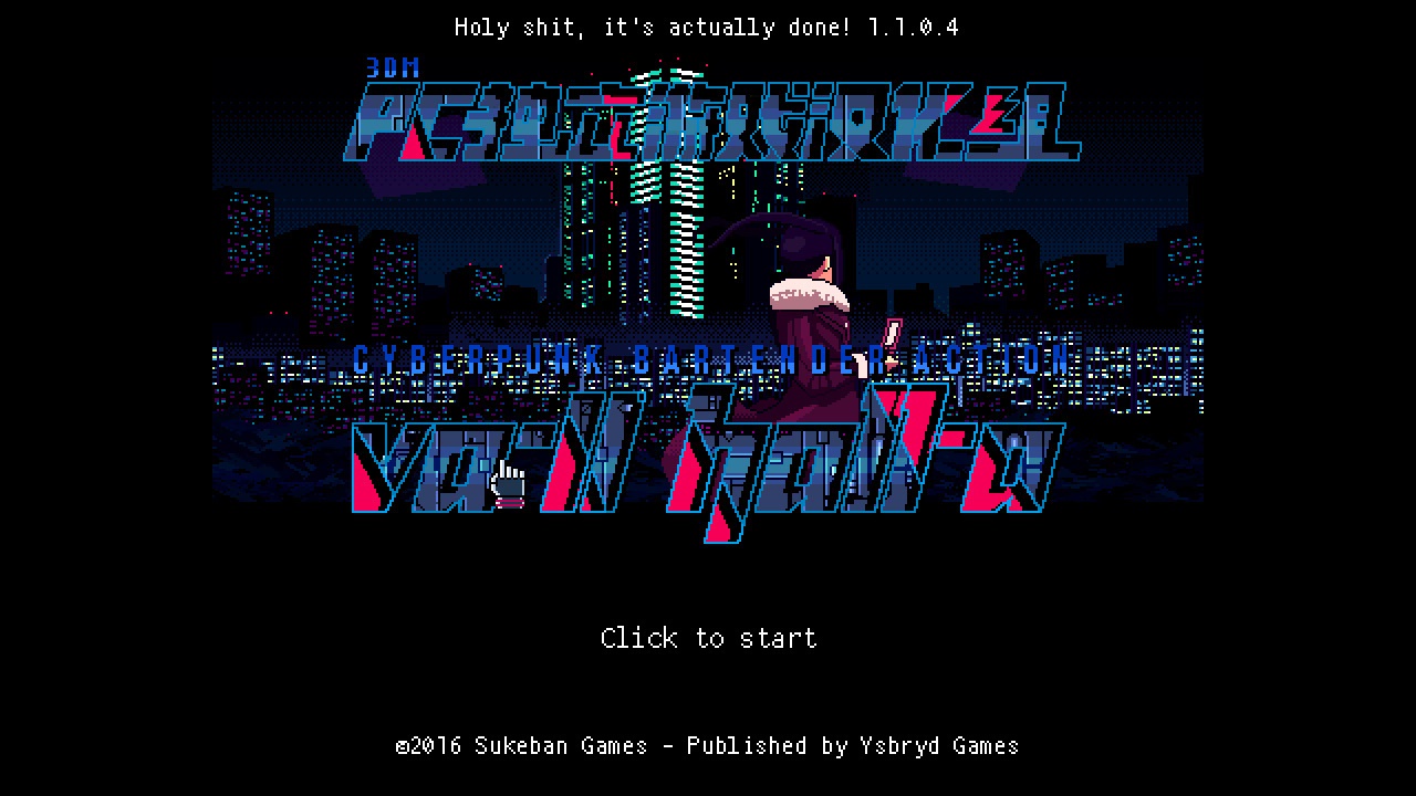 赛博朋克酒保行动Mac电脑版(VA-11 Hall-A)游戏运行画面截图