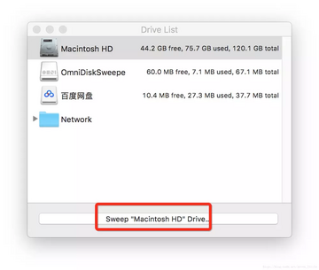 OmniDiskSweeper for Mac���԰� �����������߽����ͼ