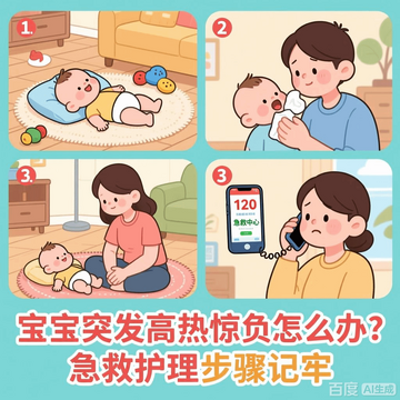 宝宝救护手册最新版 婴幼儿高热惊厥正确护理配图