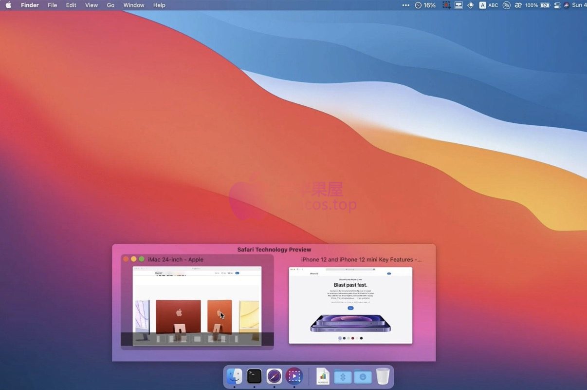 DockView for Mac 窗口预览切换功能界面展示