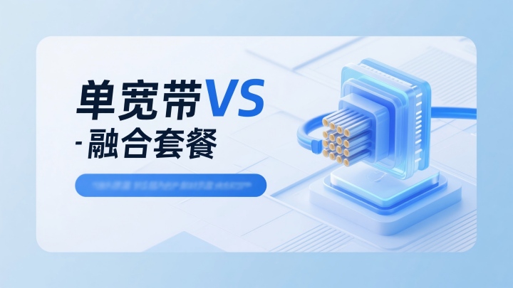 华数i家融合套餐 单宽带对比 哪个更划算