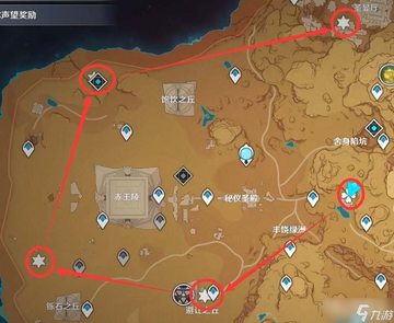 魔境慧眼行隐藏宝箱与秘境壁画互动位置图