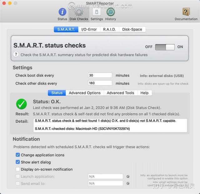 SMART Utility for MAC 硬盘SMART属性详细数据
