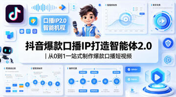 口播智能体最新版内置爆款模板操作界面截图
